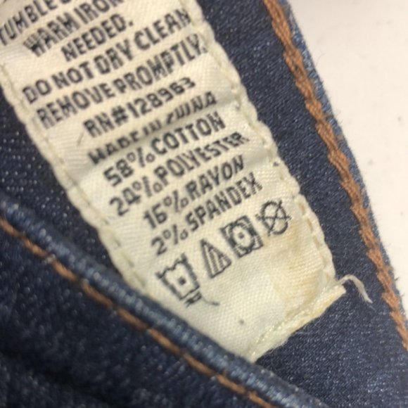 PREMIUM INDIGO REIN CROP SKINNY JEANS 7/29x23 😎 - Picture 8 of 11